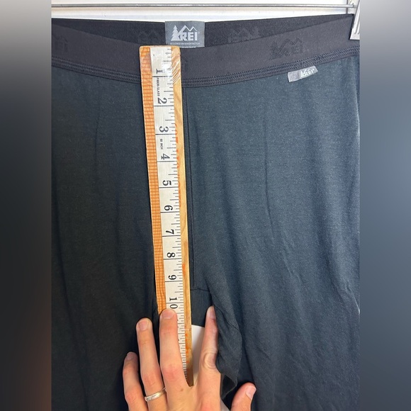 REI pull on Pants 100% Merino Wool Charcoal Gray Size S Men’s Winter Comfy - Picture 5 of 12